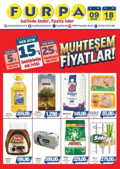 Furpa 09 Ekim - 18 Ekim Aktüel Kataloğu