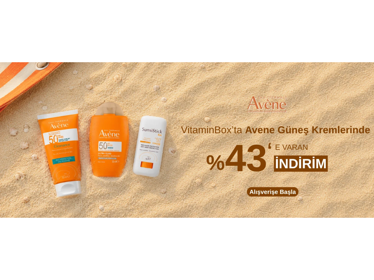 Avene güneş kremlerinde 43%'e varan indirim!