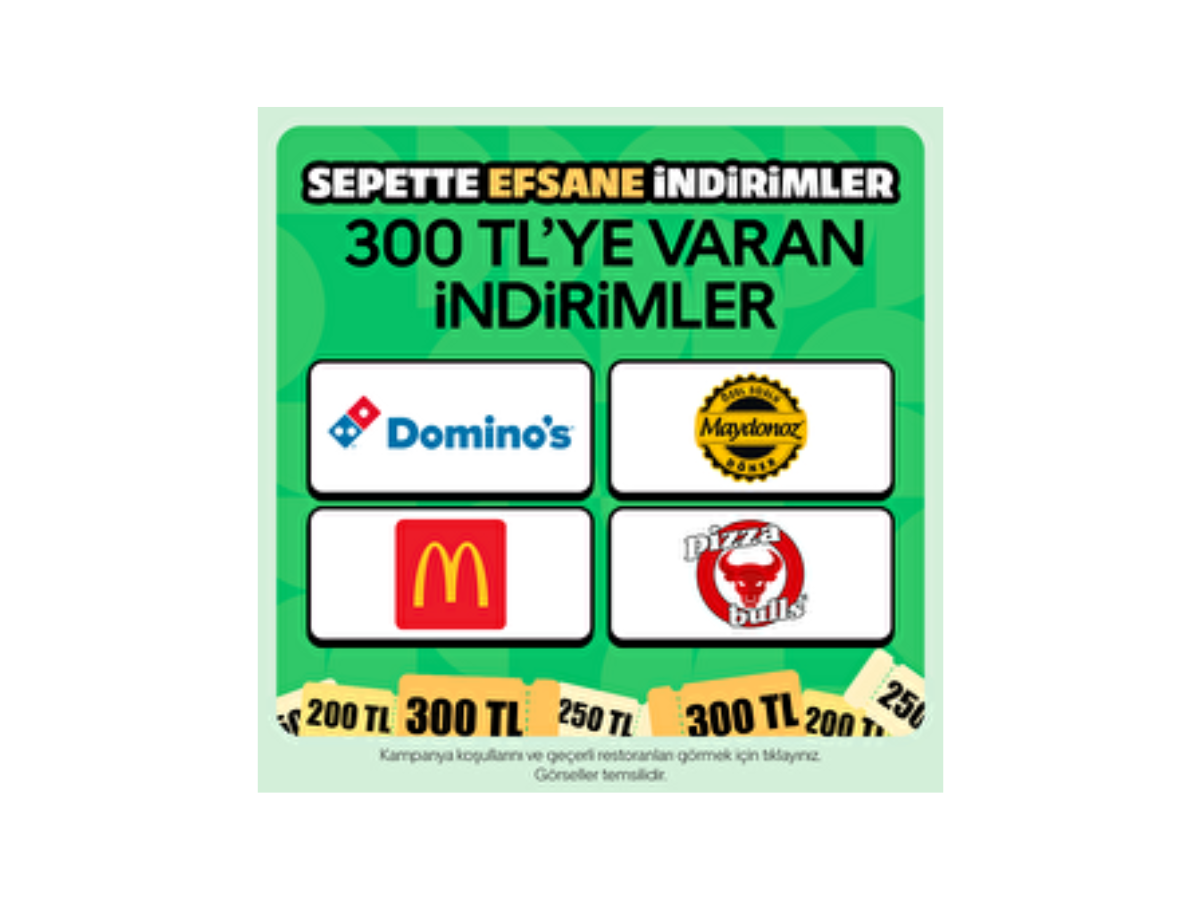 Sepette 300 TL'ye varan indirimler!