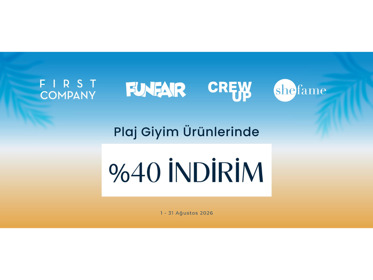 Plaj Giyim Ürünlerinde 40% İndirim!