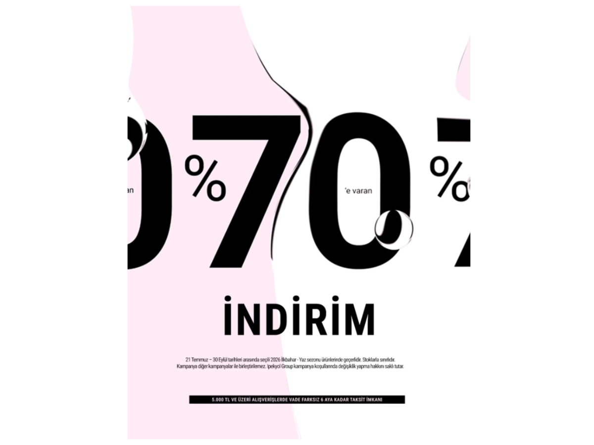 Ayakkabı & Çantalarda %70’e Varan İndirim!