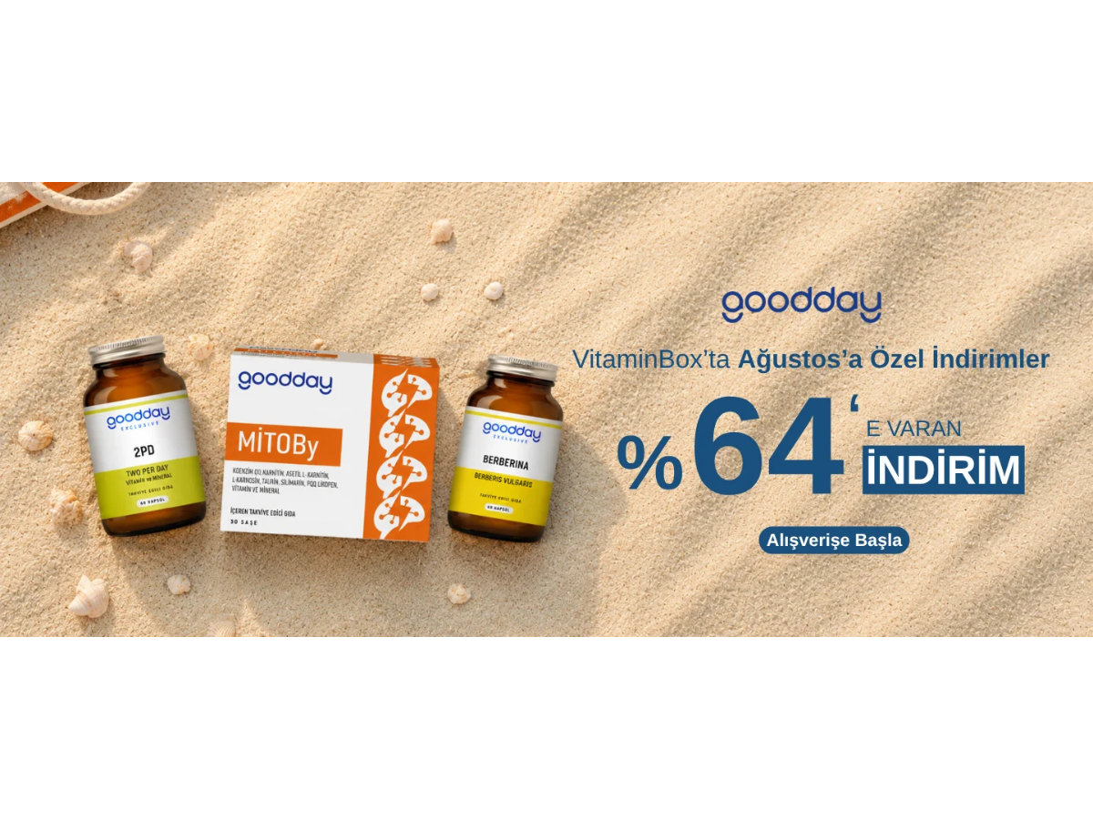 Goodday marka ürünlerde 64%'e varan indirimler!