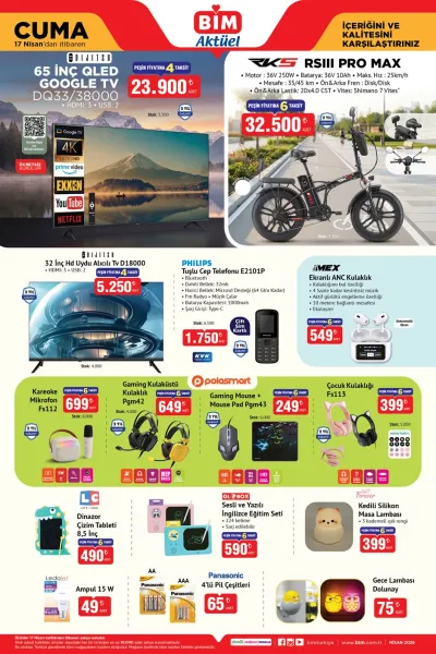 BİM - 17 Nisan Cuma