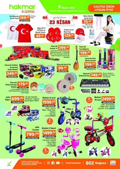 Hakmar Express - Perşembe Aktüel Ürünler - 9 Nisan 2026