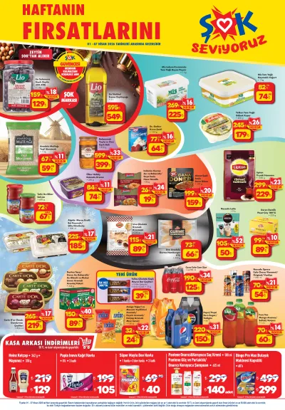 ŞOK Haftanın Fırsatları (15.04-22.04)